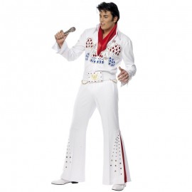 Elvis American Eagle Disfraz Blanco