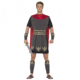 Disfraz de gladiador romano negro