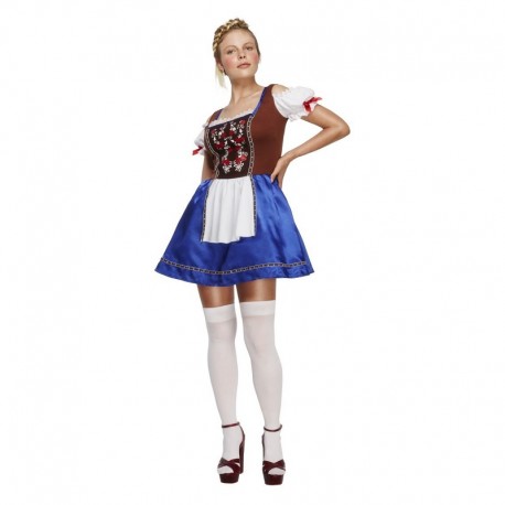 Déguisement Fever Dirndl Bleu