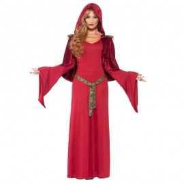 Disfraz de alta sacerdotisa rojo