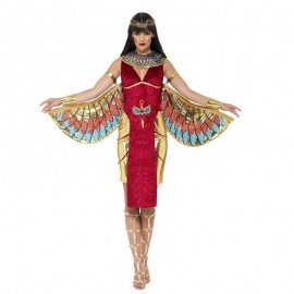 Disfraz de Diosa Egipcia Rojo