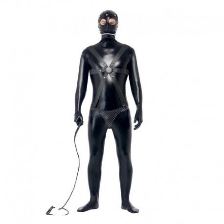 Déguisement Combi Latex Noire