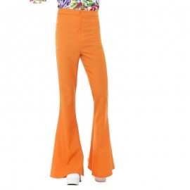 Pantalones acampanados Hombres Naranja