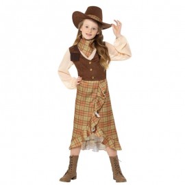 Disfraz de Cowgirl Kids Marrón