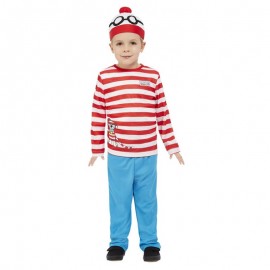 Dónde está el disfraz de wally rojo y blanco