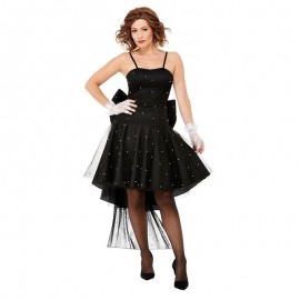 80s Rara vestido negro