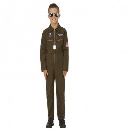 Top Gun Maverick Child's Aviator Costume Green