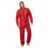 Jumpsuit de ladrones de banco rojo