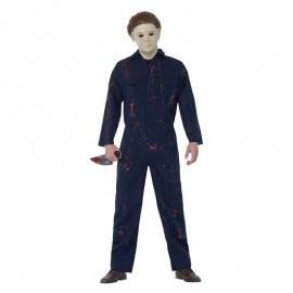 Halloween H20 Michael Myers disfraz azul