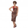 Costume Rockabilly Cerise Feuille Rouge