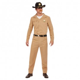 Disfraz del Sheriff de los 80 beige