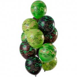 Bouquet de Ballons Camouflage
