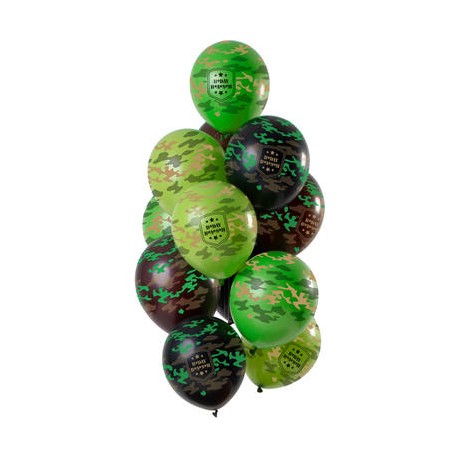 Bouquet de Ballons Camouflage