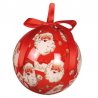 6 Boules de Noel Rouges 6 cm