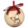 6 Boules Bonhomme de Neige 6 cm