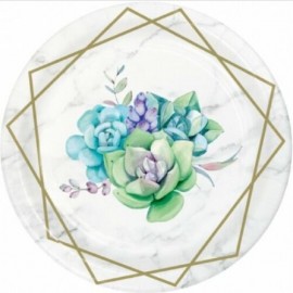 Assiettes Géométriques