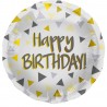 Ballon Happy Birthday Triangles 45 cm