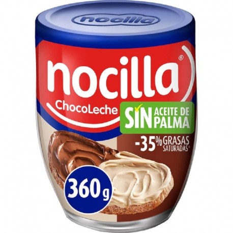 Nocilla Tartinade sans Huile de Palme en Verre 360 ​​gr