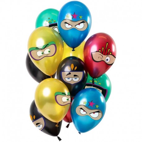 Bouquet de ballons 12 pcs Super-héros 30 cm