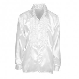 Chemise avec Ruches en Satin pour Adulte