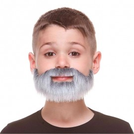 Barba con Bigote Gris Infantil