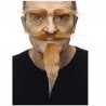 Barba, Bigote Y Cejas Puntiagudas