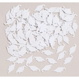 confettis MORTARBOARDS WHITE