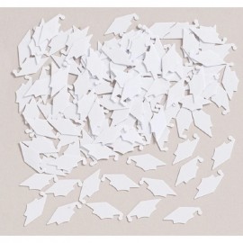 Confettis MORTARBOARDS WHITE