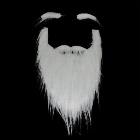 Barba, Bigote Y Cejas Blancas