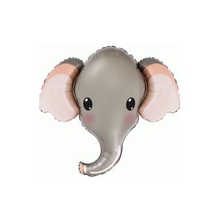 Ballon tête d'éléphant 99 x 81 cm