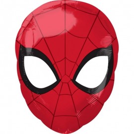 Ballon hélium tête de Spiderman 45 cm