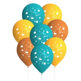 8 Ballons à Motifs Canetons