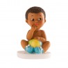 Figurine de Baptême Bébé Assis Boule 10 Cm