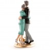 Figurine Mariage 50ème Anniversaire Embrassé 20 Cm