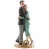 Figurine Mariage 50ème Anniversaire Embrassé 20 Cm