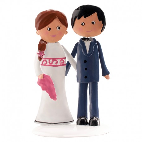 Figurine de Mariage en Métal 18 Cm