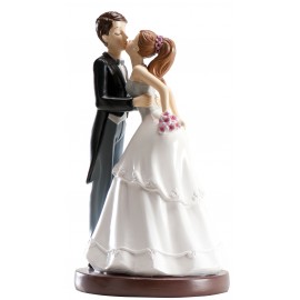 Figurine de mariage Bisou 16 Cm