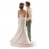 Figurine de Mariage Foot 18 Cm