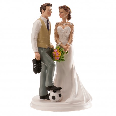 Figurine de Mariage Foot 18 Cm