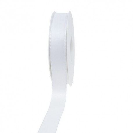 Satin Bord Blanc 12 mm x 50 mts