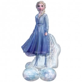 Globo Elsa Frozen con Base 76 x 137 cm