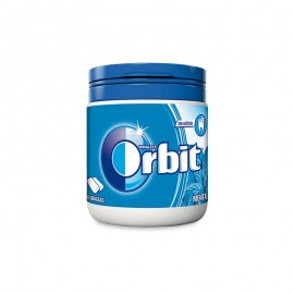 6 Chicles Orbit White Menta Suave Bote Sin Azúcar