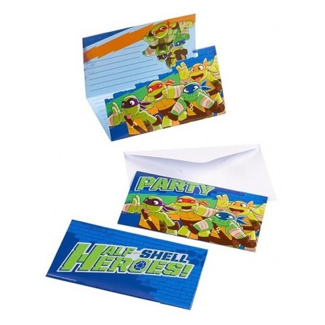 Invitations Tortues Ninja