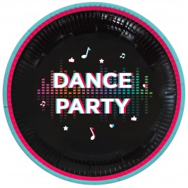 8 Assiettes TikTok Dance 23 cm