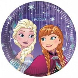 Assiettes Elsa et Anna en papier