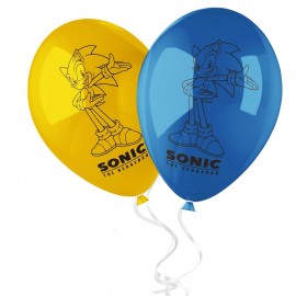 8 Globos Sonic de Látex
