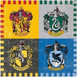 16 Serviettes Harry Potter 25 cm