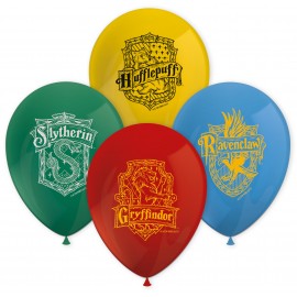 8 Ballons en Latex Harry Potter 28 cm