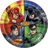 8 Assiettes Justice League 23 cm