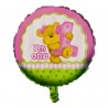 Ballon Foil Premier Anniversaire Ourson Rose